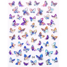 Naljepnica Shiny Butterfly